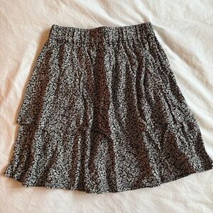 Madewell A-Line Mini Skirt in Parisian Ditsy Size 00